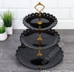 Фруктовница 3-х яр, кругл (d18/22/27 h35см) 