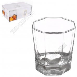 Стакан низкий н-р 6шт 290мл h9,1см KOSEM п/у (8) 