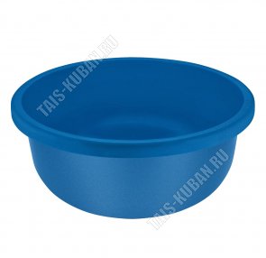 Таз 6,5л индиго,кругл (d30,5 h13,5см) (5) 