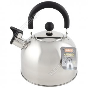 Чайник нерж ПРОМО 2,3л свисток (12) 