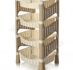 Полка/этаж.д/кухни,ванной 4-х яр.(41х33 h78см) 