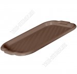 Поднос прям.(43х27 h2,5см) коричнев (60)