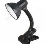 Светильник на прищеп. h27см,металл,п/у Ultraflash, UF-320, цвет черный(1/42)