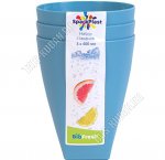 Стакан н-р 3шт, 400мл, сине-серый(12) 