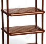 Этажерка д/обуви 4-х ярус, коричн.(50х31 h81см) Idea (3) 