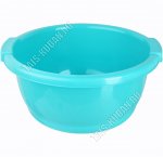 Таз кругл 10л, серо-голуб (d37 h17см) (14) 