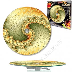 Миска круг,прозр.син 2л с нос,с мерн.делен (d21 h10см) (24) 