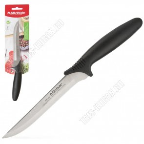 Chef/черн Нож L15см д/мяса,нерж+пласт (12) 