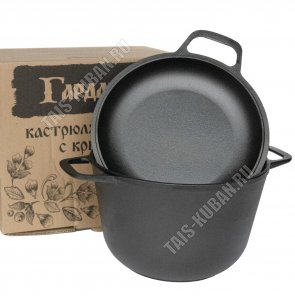 Кастрюля с крышкой-сковородой 6,0л d24см (2) 