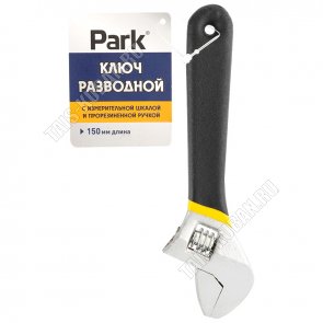 Ключ разводной,прорезин 150мм 6