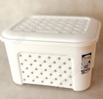 Корзина д/белья 25л с крыш. 