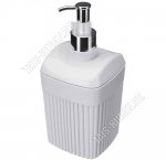Дозатор для жидкого мыла 0,65л св.серый (9х9 h15см) 