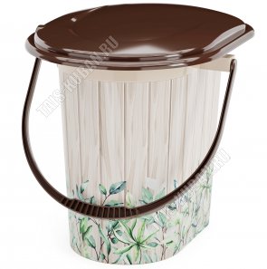 Ведро-туалет 17л нагруз.до 90кг 