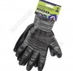Перчатки для садовых работ 10 разм (XL) нейлон+нитриловый полуоблив (12/240) !Честный знак