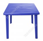 Синий Стол квадрат (80х80 h71см) (30) 