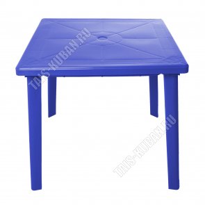 Синий Стол квадрат (80х80 h71см) (30) 