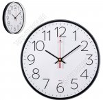 Часы (пластик) круг.d25см