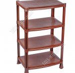 Этажерка д/обуви 4-х секц (51х35 h83см) мокко (4) 