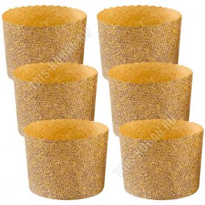 Набор бумажных форм ддя куличей 6шт 