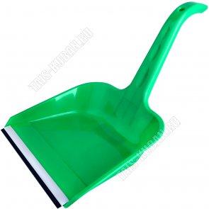 Совок мягкая кромка .23х18см,вертикальн.ручка L26см ,микс (55) 