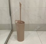 Ерш+подставка WC кругл.высок, кофе (d10 h44см) (10)