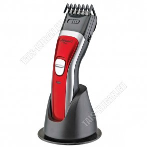 Машинка д/стрижки на подстав.(аккум 600mAh) красн/черный (12) 