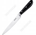 PIMENTO Нож универсальный 24,5см,лезвие нержавеющая сталь 3Сr13,черная прорезиненная ручка,блистер (12)