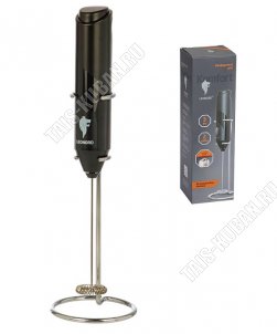 Капучинатор ручной (вспениватель для молока) 3Вт черный (20) 