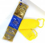 Мочалка вязаная, поролон внутри 