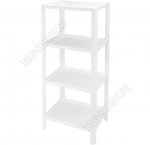 Этажерка 4-х яр (34х28 h75см) белый (3) 