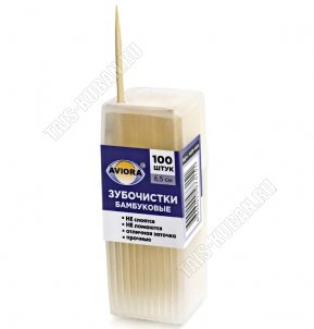 Зубочистки (бамбук) 100шт, Paterra (12) 