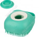 Щетка для мытья животных 8х8х5см с диспенсером для моющего средства (30) 