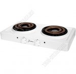 Плита эл. 2конф. ТЭН 2000Вт., d145мм, 4реж. t, 50х30х8см. ЗЛАТА 