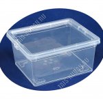Контейнер прозр, крышка-фиксатор  2,0л (19х16 h9см) (10) 