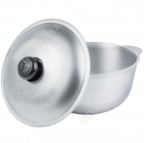 Казан конический 2,0л d18,5 h10см с крышкой (10) 