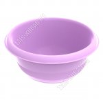 Миска кругл, сиренев 1,3л (d19,5 h9см) (60) 