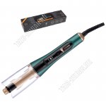 Эл.щипцы для завивки локонов, автоматические, 40Вт, изумруд/золото (12)