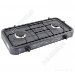 Плита газ. 2конф,давл.2800Ра, рег.t, 59х33х7см,черн (4) Homestar