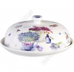 Лаванда Блюдо для блинов с крышкой d23см