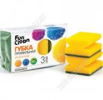 Губка для посуды 3шт (95х65х45мм) (48) 