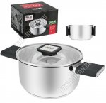 Anser Кастрюля 1,6л d16см,ф.цилиндр,складн ручки (6) 