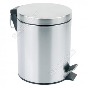 Ведро д/мусора с педалью (нерж)  3,0л (6) 