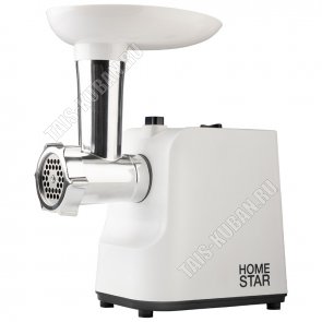 Мясорубка 2000Вт 2 диска с отверстиями d5/7мм, цвет белый (6) 