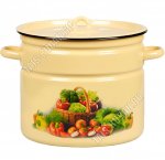 Сентябрь кремовый Кастрюля 12,5л (цилиндр) (2) 