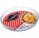 O Cusine Форма д/пирога,кругл 2,1л d26 h2см,волнист.борт,уп/рубашка (8) 