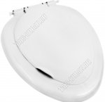 Сиденье жестк. б/рисунка, белый (10)