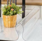 Клеенка силикон, шир.100см,толщ.0,8мм,L20м (прозрачн) Great Way (1)