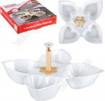 Менажница 4-х секц. 23х23см 