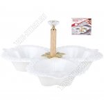 Менажница 3-х секц. 25х25см 