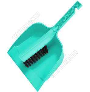 Набор .Совок 19х14см +Щетка-сметка L9см,ворс h4см,горизонт.руч.L12см,аквамарин, Svip (16) 